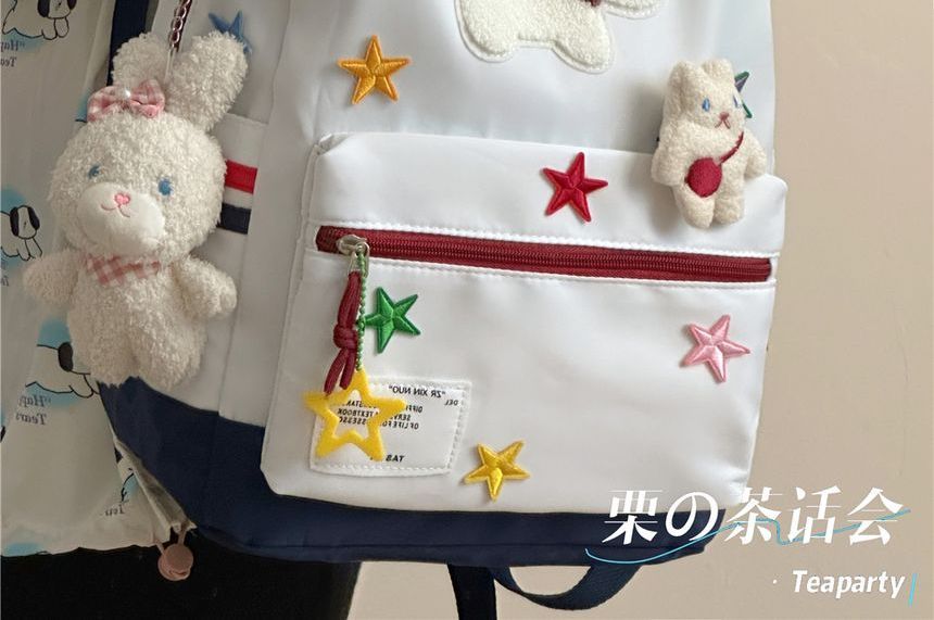 Star Applique Backpack / Charm / Set