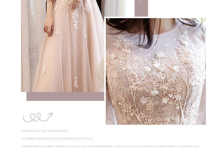 Crew Gown Neck A-Line Evening Long-Sleeve Mesh