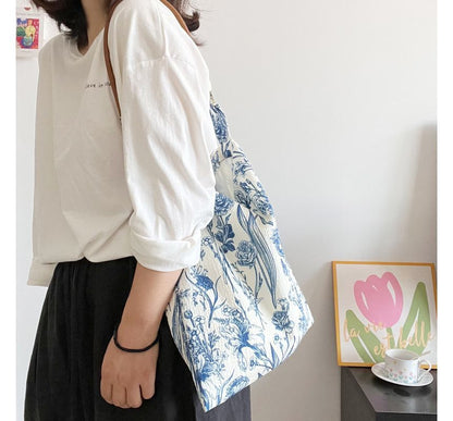 Crossbody Bag Tote Floral /
