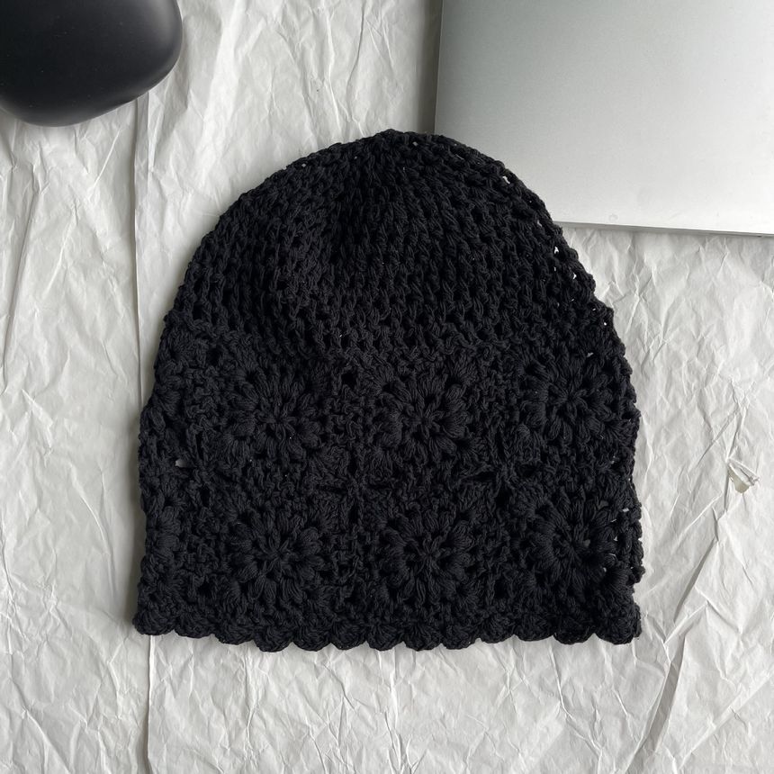 Plain Crochet Knit Beanie