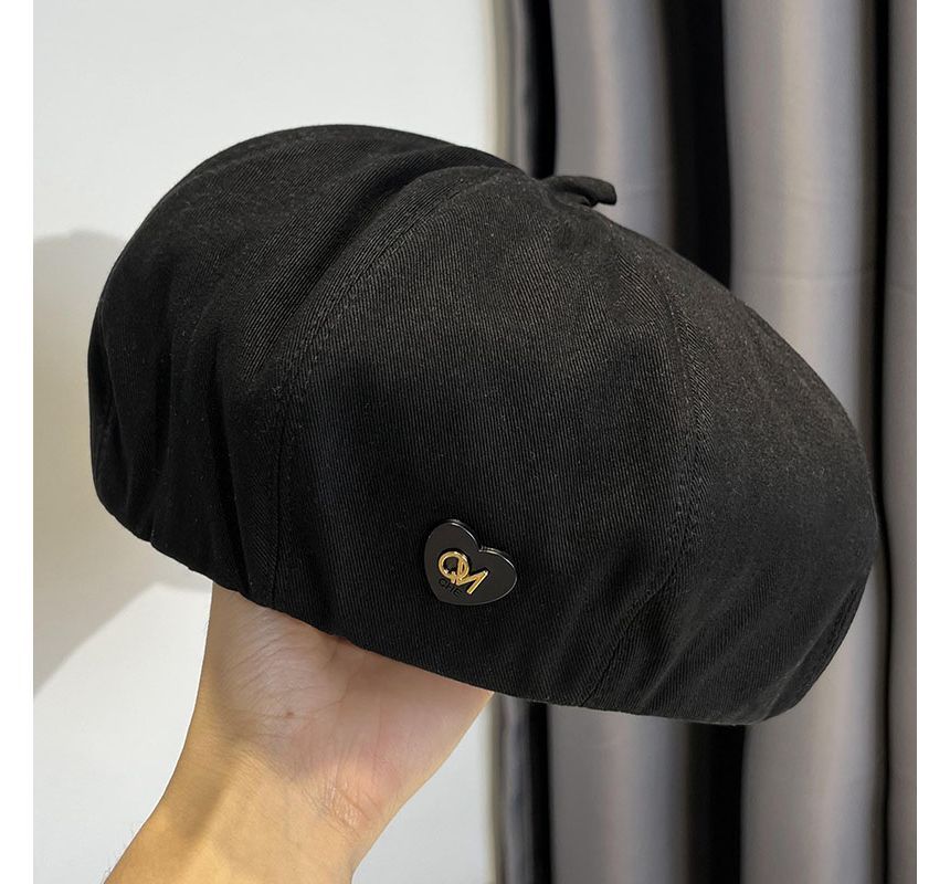 Applique Beret Hat