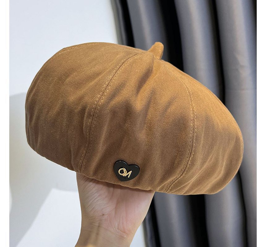 Applique Beret Hat