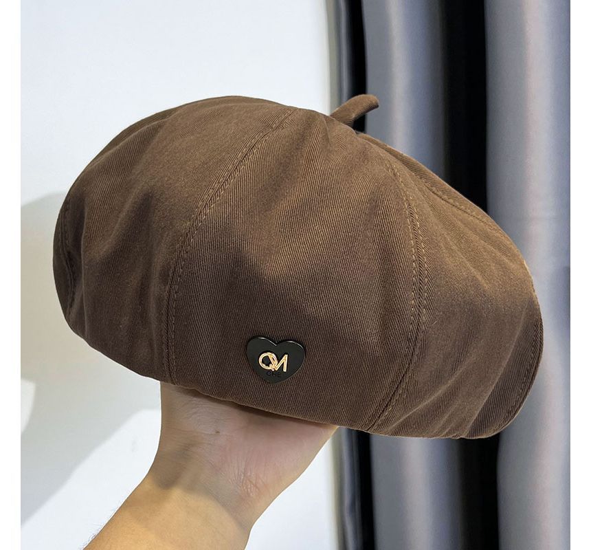 Applique Beret Hat