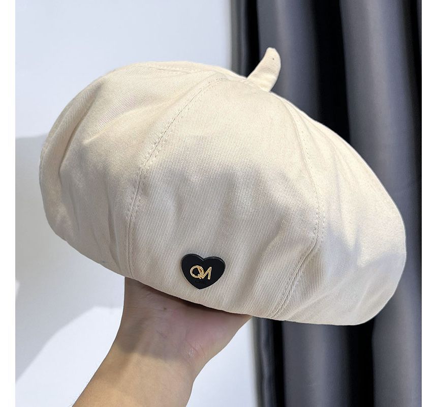 Applique Beret Hat