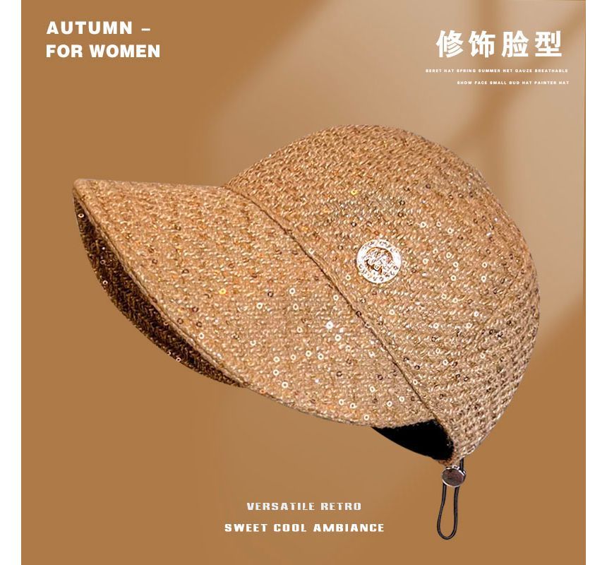 Sequined Sun Hat