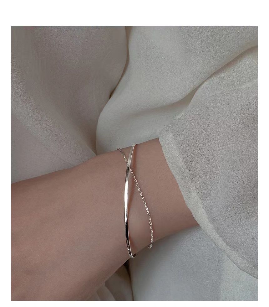 Layered Chain Bangle