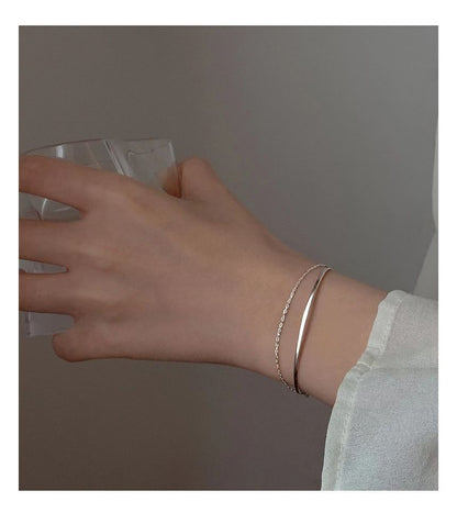 Layered Chain Bangle