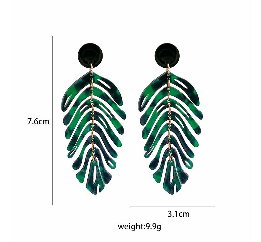 Leaf Drop Earring