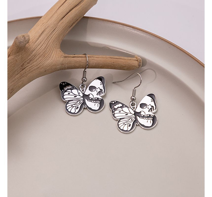 Halloween Butterfly Drop Earring