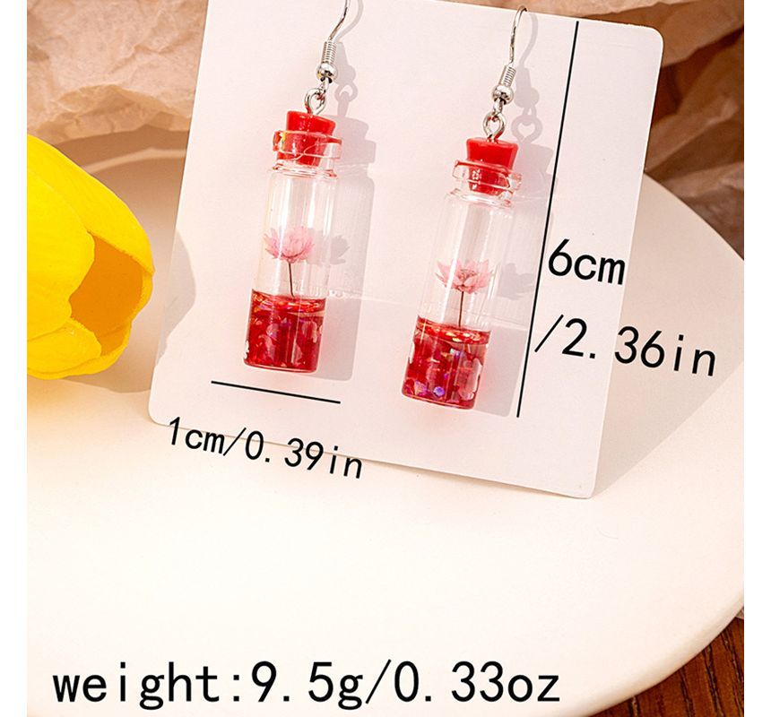 Wish Bottle Drop Earring