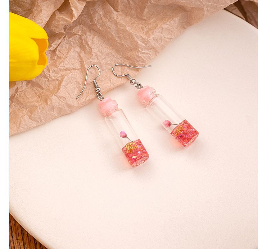 Wish Bottle Drop Earring