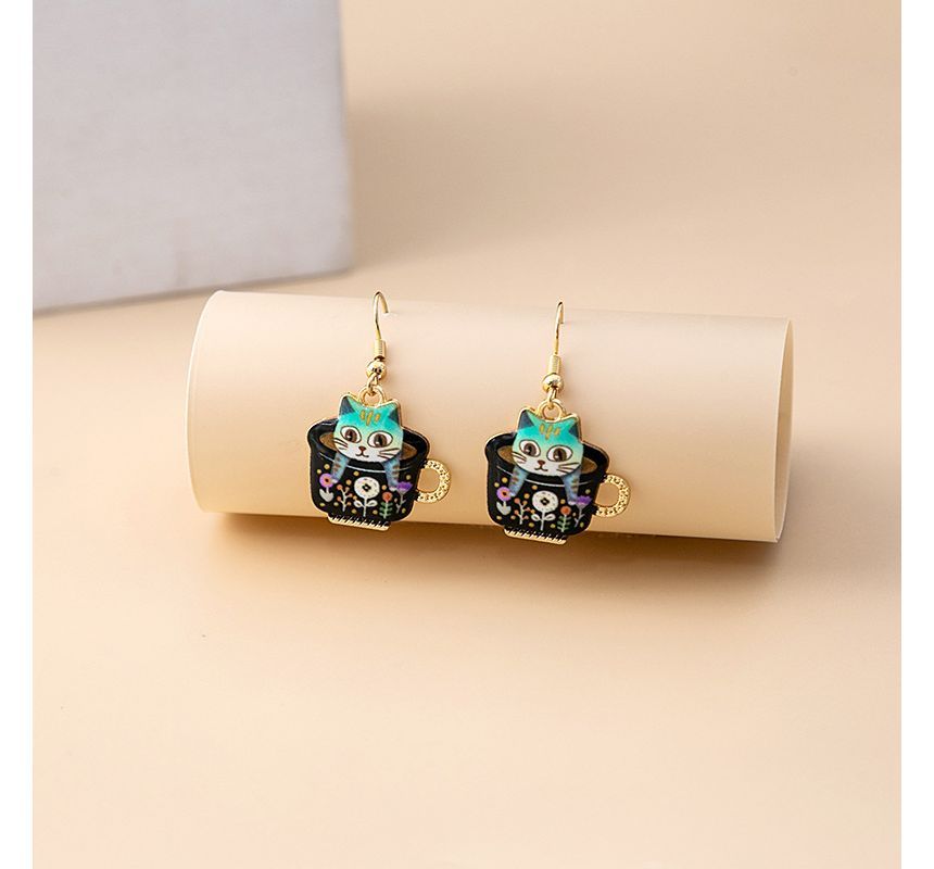 Cat Drop Earring