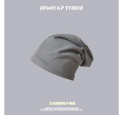 Plain Knit Slouchy Beanie