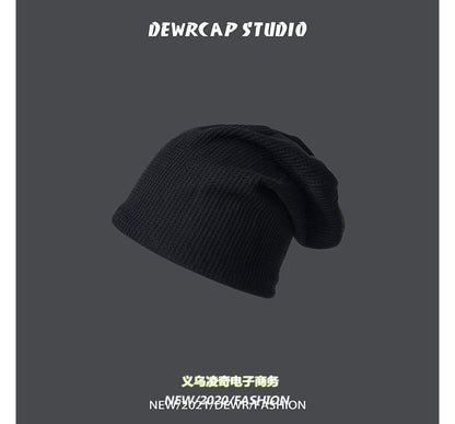 Plain Knit Slouchy Beanie