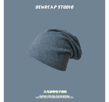 Plain Knit Slouchy Beanie