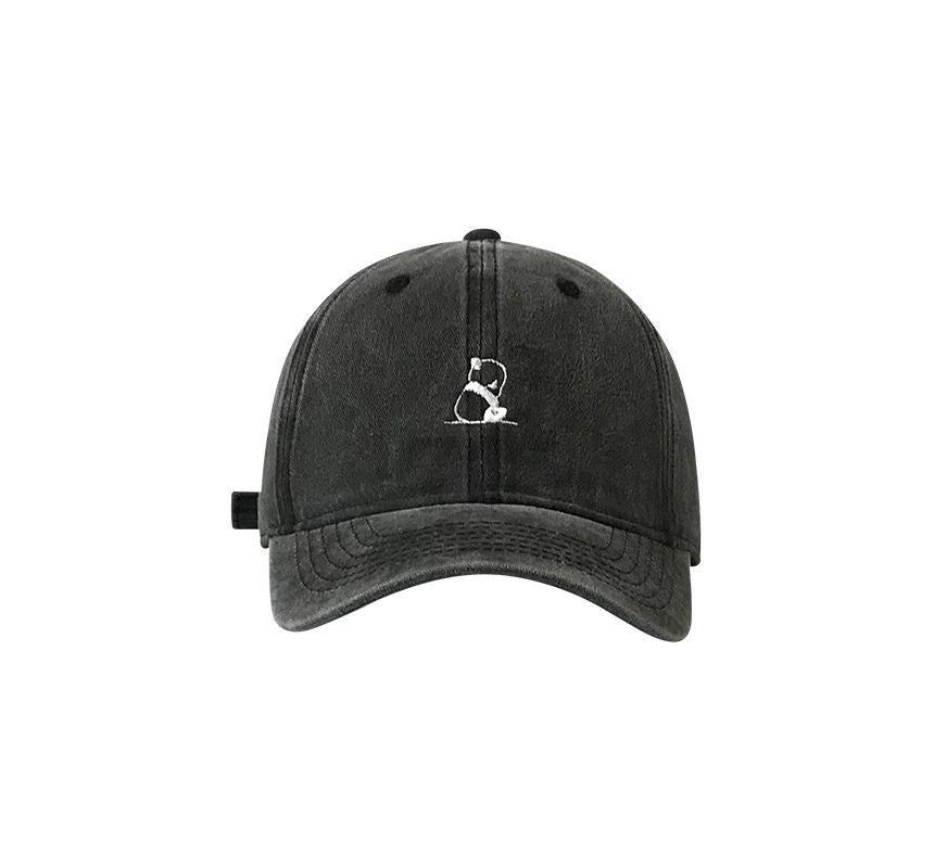 Panda Embroidered Baseball Cap