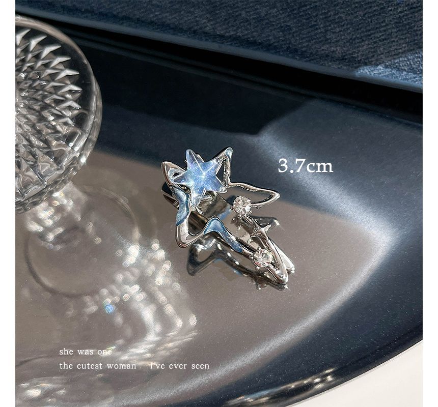 Moon & Star Alloy Hair Clip / Hair Clamp