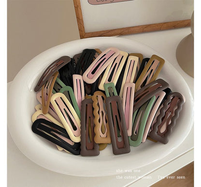 Set of 6: Alloy Hair Clip (Various Designs)