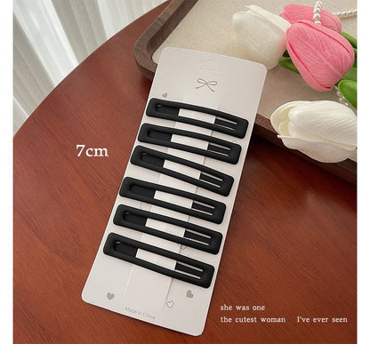 Set of 6: Alloy Hair Clip (Various Designs)