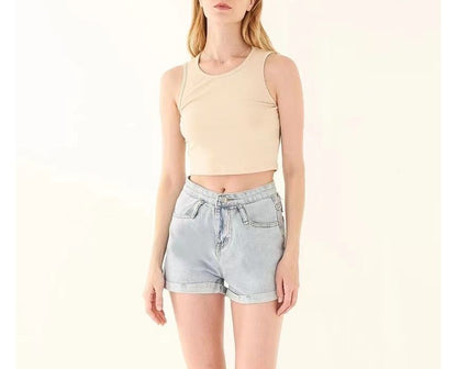 Plain Crop Tank Top
