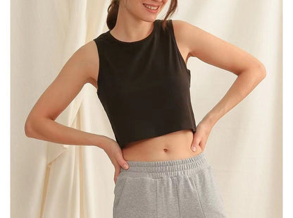 Plain Crop Tank Top