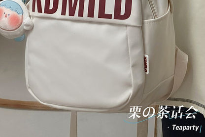 Lettering Backpack / Bag Charm / Set