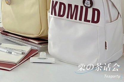 Lettering Backpack / Bag Charm / Set