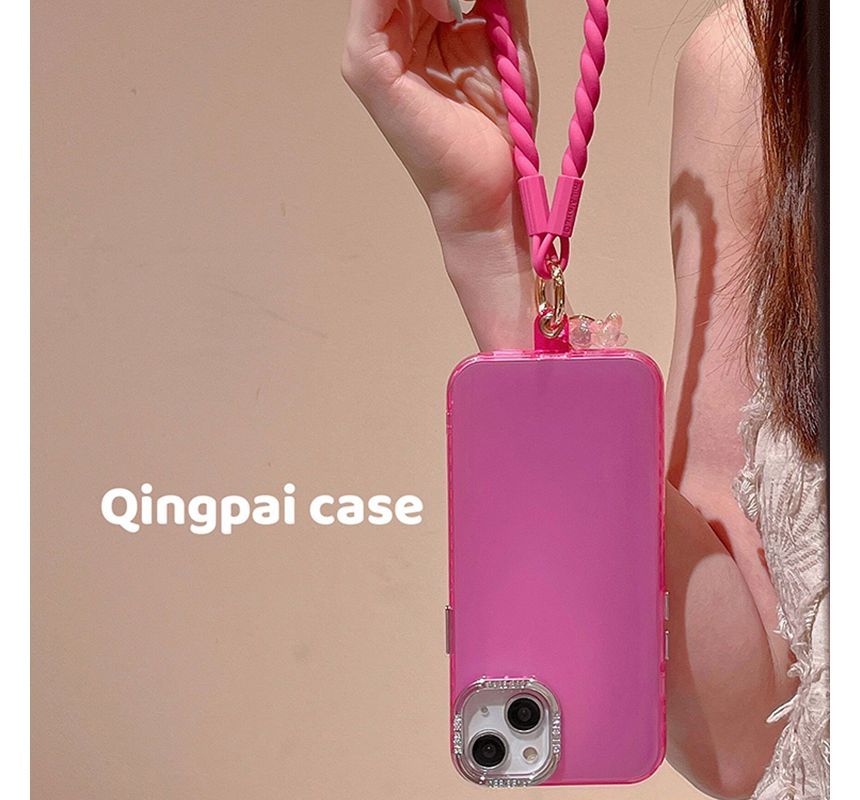 Plain Silicone Mobile Phone Hanging Decoration