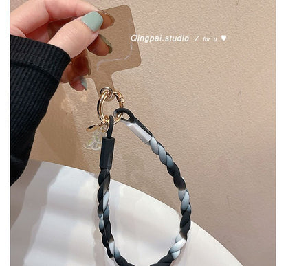 Plain Silicone Mobile Phone Hanging Decoration