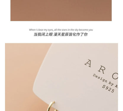 Faux Pearl Sterling Silver Drop Earring