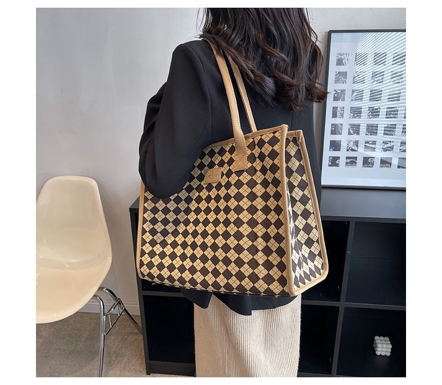 Patterned Tote Bag