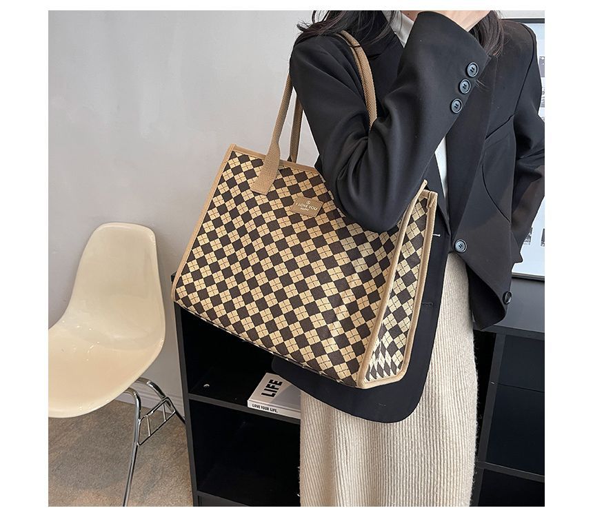 Patterned Tote Bag