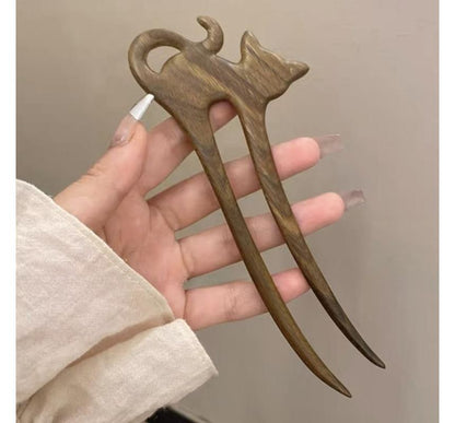 Stick Cat Designs) Hair Wooden (Various