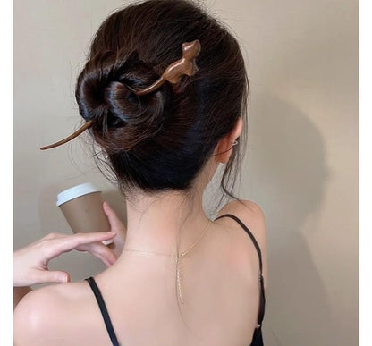 Stick Cat Designs) Hair Wooden (Various