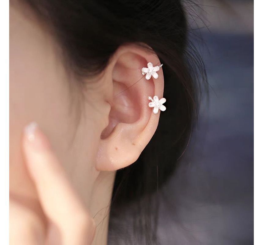 Floral Ear Cuff