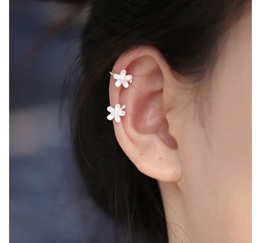 Floral Ear Cuff