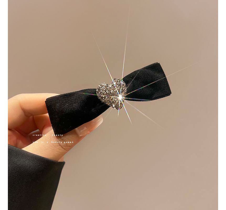 Bow Velvet Hair Clip (Various Designs)