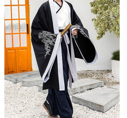 Cloud Embroidered Hanfu Costume Set