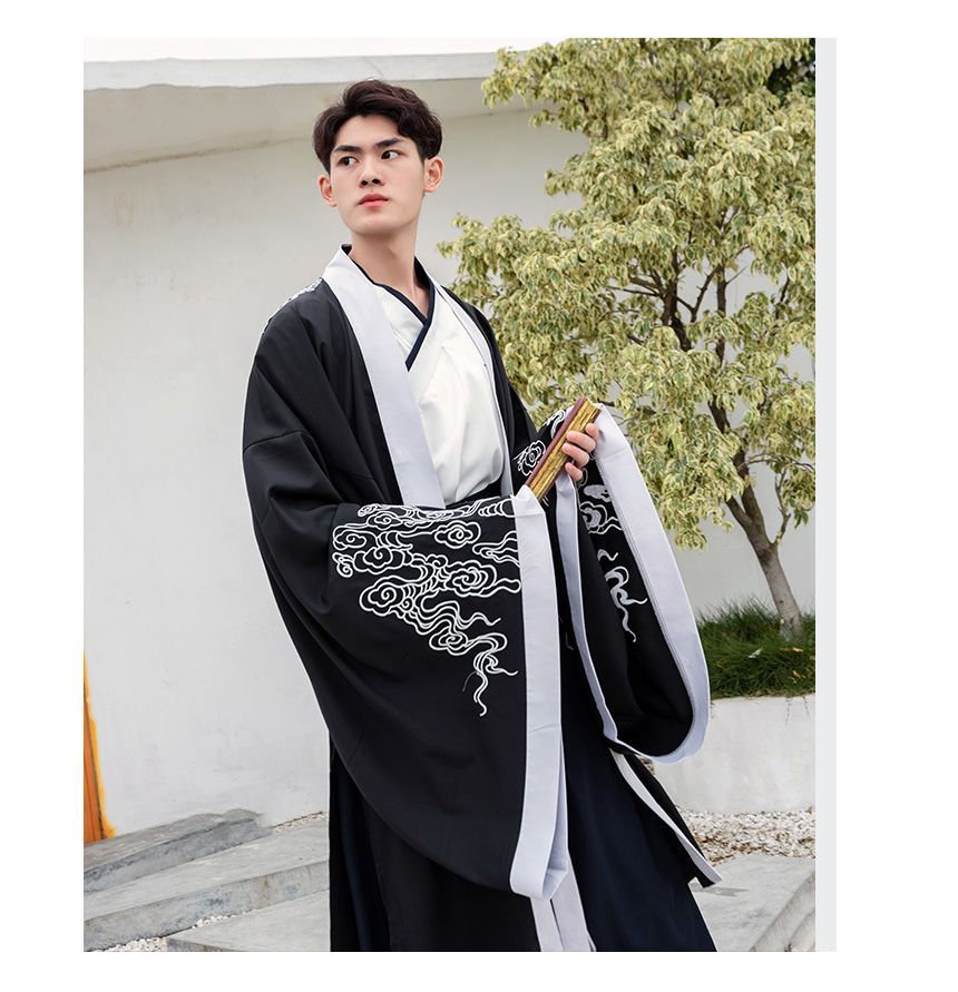 Cloud Embroidered Hanfu Costume Set