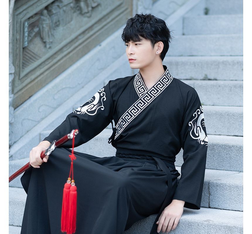 Embroidered Hanfu Costume Set