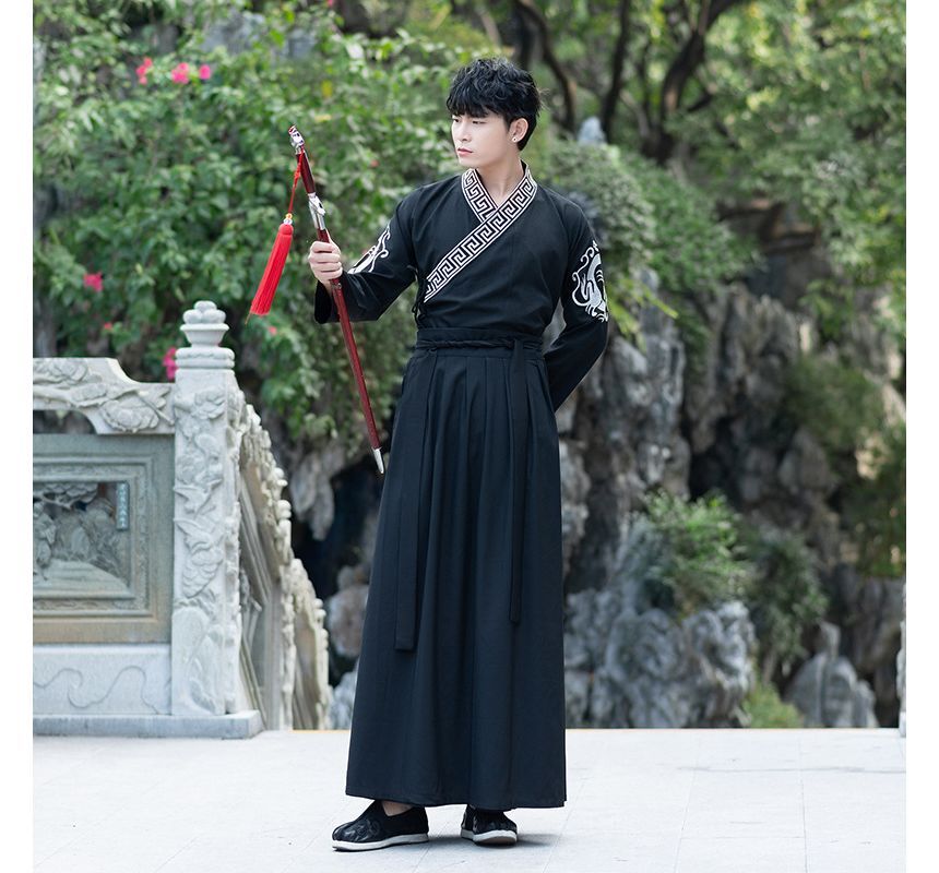 Embroidered Hanfu Costume Set