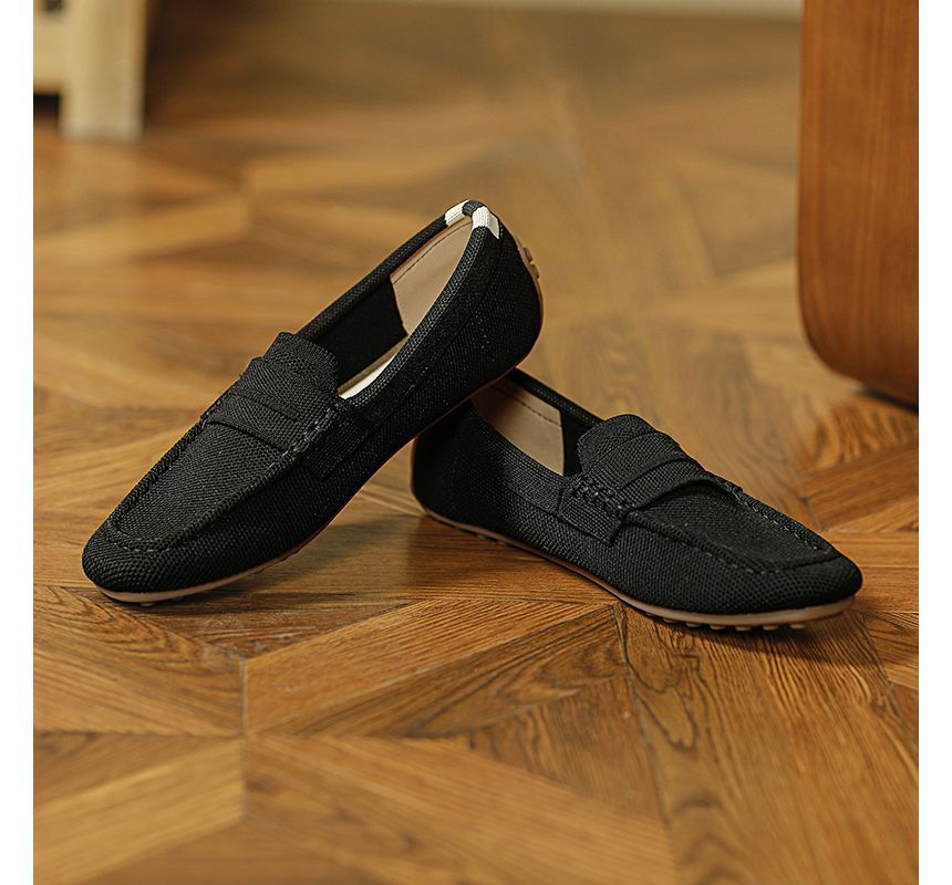 Plain Driving Loafers