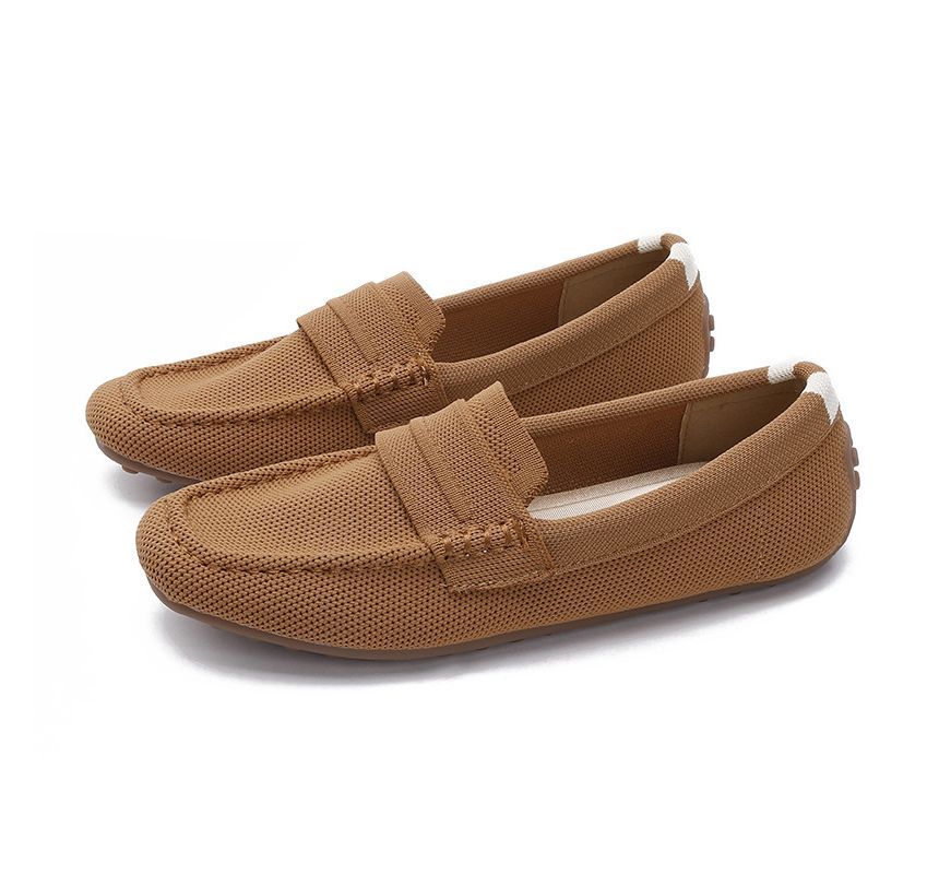 Plain Driving Loafers