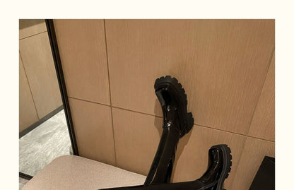 Faux Leather Over-the-Knee Boots