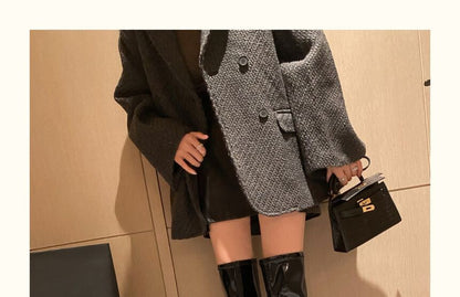 Faux Leather Over-the-Knee Boots