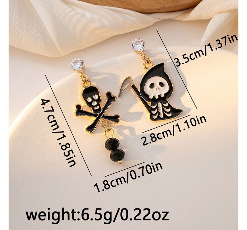 Halloween Glaze Alloy Drop Earring