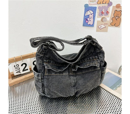 Denim Crossbody Bag