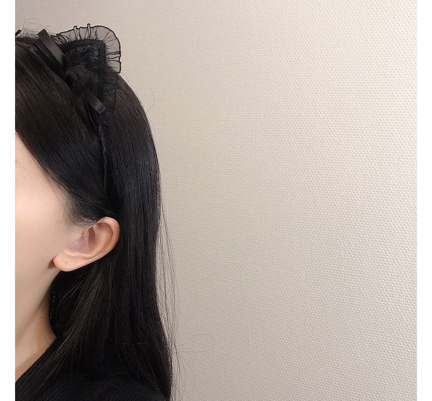 Lace Cat Ear Headband