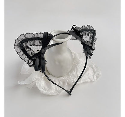 Lace Cat Ear Headband