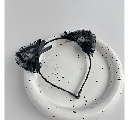 Lace Cat Ear Headband